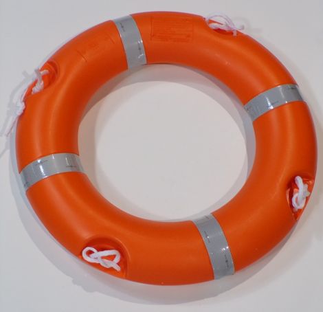 Lifebuoy 24" c/w Retro reflective tape