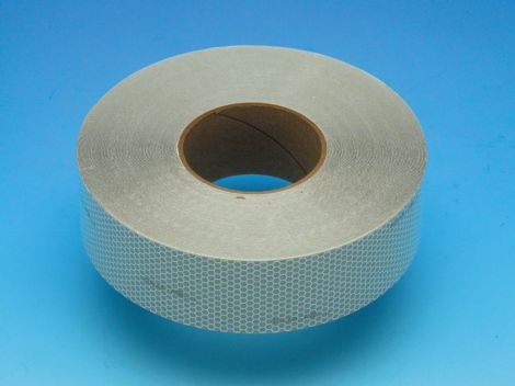 Retro reflective Tape 47.5mtr x 50mm Silver