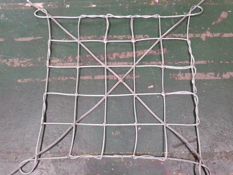 Cargo Lifting net SWL 3T Wire -- 3.0mtr x 3.0mtr 13mm cross wires