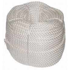 12.0mm White 3 Strand Nylon Rope 220mtr Coil