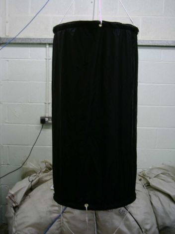 Black Nylon Deep Draught Cylinder shape 60cm Dia. x 120cm long