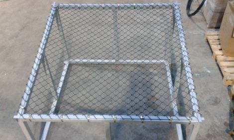 Chainlink 50mm x 50mm  x 2.50mm/3.55mm Green PVC coated wire netting