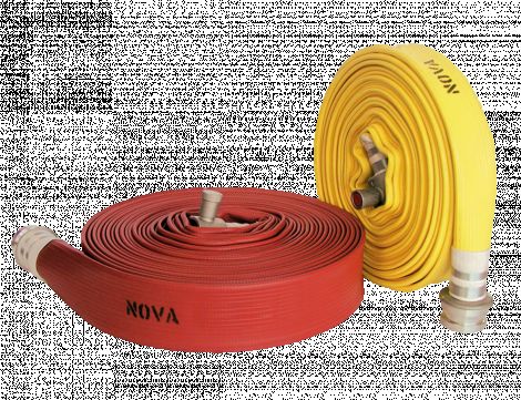 65mm x 23 m Nova Layflat Fire Hose Type 3 LA 2.5" Inst Couplings