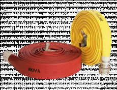 65mm x 23 m Nova Layflat Fire Hose Type 3 LA 2.5" Inst Couplings