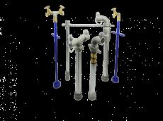 Contractors Standpipe-Double, 2xBib Tap, 2.5"BSRT,WRAS Check