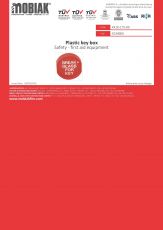 Red Plastic Box "BREAK GLASS"