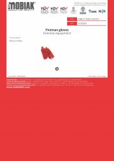 Fireman Fire Resistant Gloves MED