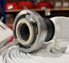 Mobiak Fire Hose 2" 25.0mtr,15bar, White MED/SOLAS W/ Storz  Alum. Fitting