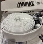 Mobiak Fire Hose 2" 15bar, 15.0mtr White MED/SOLAS W/ Storz  Alum. Fitting
