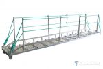 4mtr Long x 600mm  wide Aluminium Wharf gangway, step angel 30 Degrees