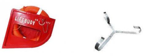 Lifebuoy Quick Release Holder (Bridge Wings) FRP
